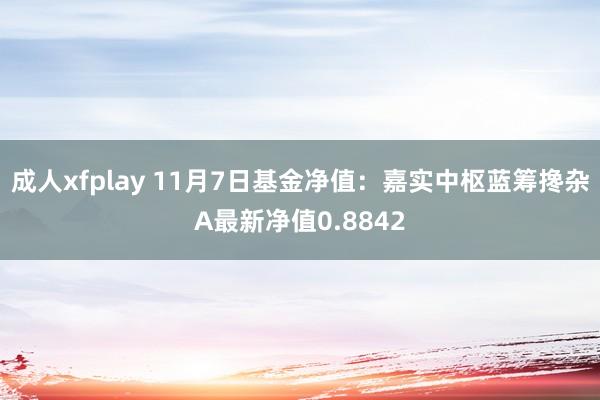成人xfplay 11月7日基金净值：嘉实中枢蓝筹搀杂A最新净值0.8842